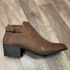 STEVE MADDEN HIINT COGNAC PAR WOMEN'S BOOTIE